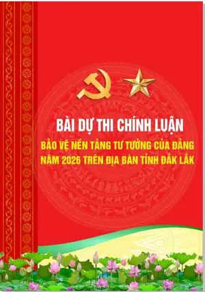 Bìa Bài Dự Thi Chính Luận Đảng CSVN 2026 Đắk Lắk – File CDR