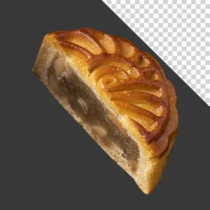 Bánh trung thu thập cẩm cắt lát hấp dẫn – File PNG minh họa rõ nét