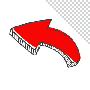Mũi tên mầu đỏ chỉ bên trái File PNG
