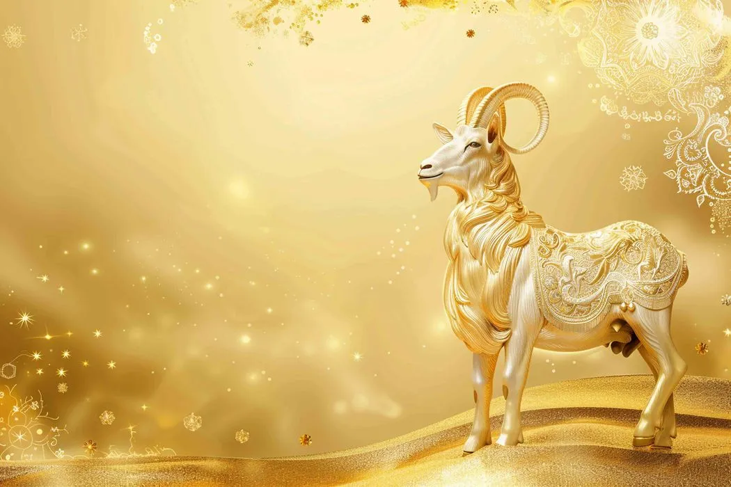 Dê Vàng May Mắn JPG - Thiết Kế Tết, Năm Mới, Phong Thủy Ấn Tượng