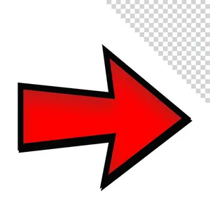 Mũi tên mầu đỏ sang phải File PNG