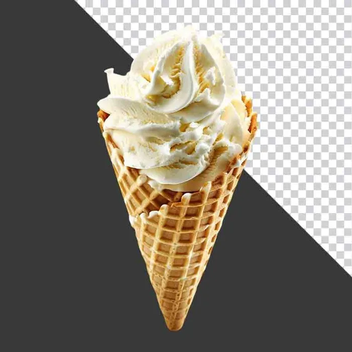 Kem Ốc Quế Vanilla PNG - Nền Trong Suốt Chất Lượng Cao