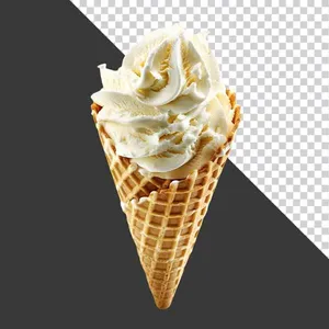Kem Ốc Quế Vanilla PNG - Nền Trong Suốt Chất Lượng Cao