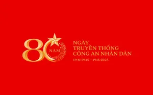 File vector 80 năm ngày truyền thống công an nhân dân