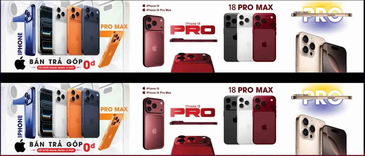Banner Quảng Cáo iPhone 18 Pro Max PSD - Thiết Kế Hiện Đại, Sắc Nét