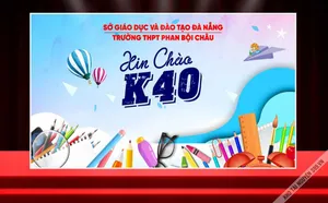 File Corel backdrop xin chào K40 trường THPT Phan Bội Châu Đà Nẵng