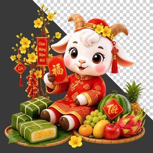 Hình nền con dê đón Tết chúc mừng năm mới.png