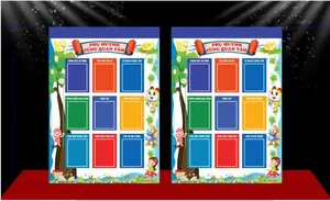 Bảng Phụ Huynh Cùng Quan Tâm Mầm Non  - File Corel