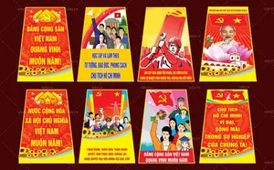 Bộ file Corel tranh cổ động tuyên truyền Đảng và Nhà nước