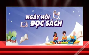 Backdrop Ngày Hội Đọc Sách – Thiết Kế Sẵn Cho Sự Kiện Văn Hóa