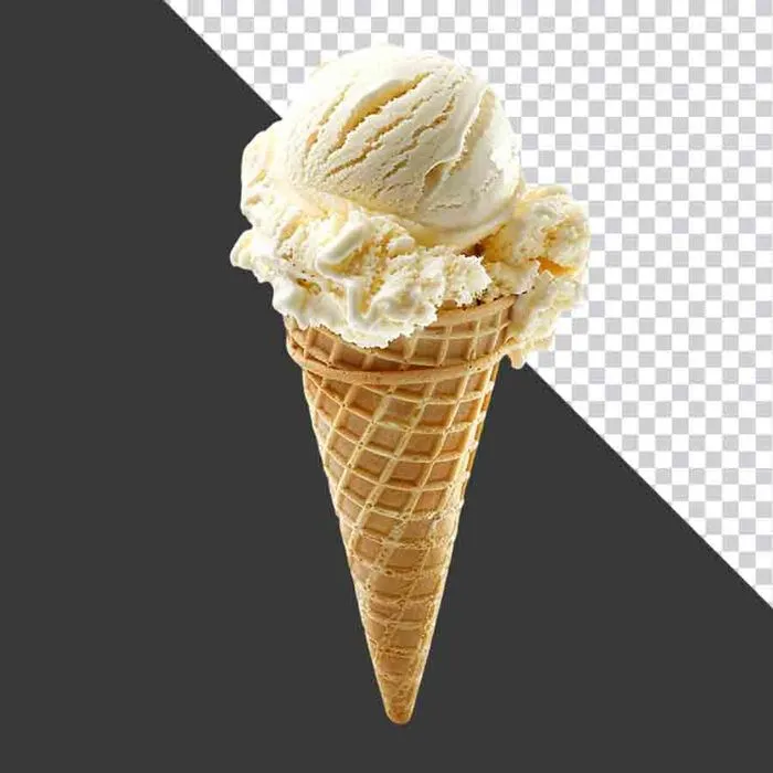 Kem Ốc Quế Vanilla PNG - File Thiết Kế Đồ Họa Chất Lượng Cao