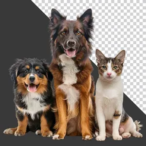 Chó & Mèo Cưng PNG - Ảnh Nền Trong Suốt Chất Lượng Cao