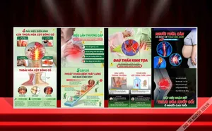 File Corel - Poster Cột sống cổ - Thoái hoá khớp
