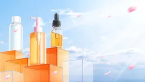 File PSD Mỹ phẩm dưỡng da serum ngoài trời ánh sáng