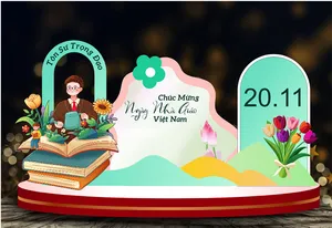 File Corel phông nền chúc mừng Ngày Nhà Giáo Việt Nam 20 -11