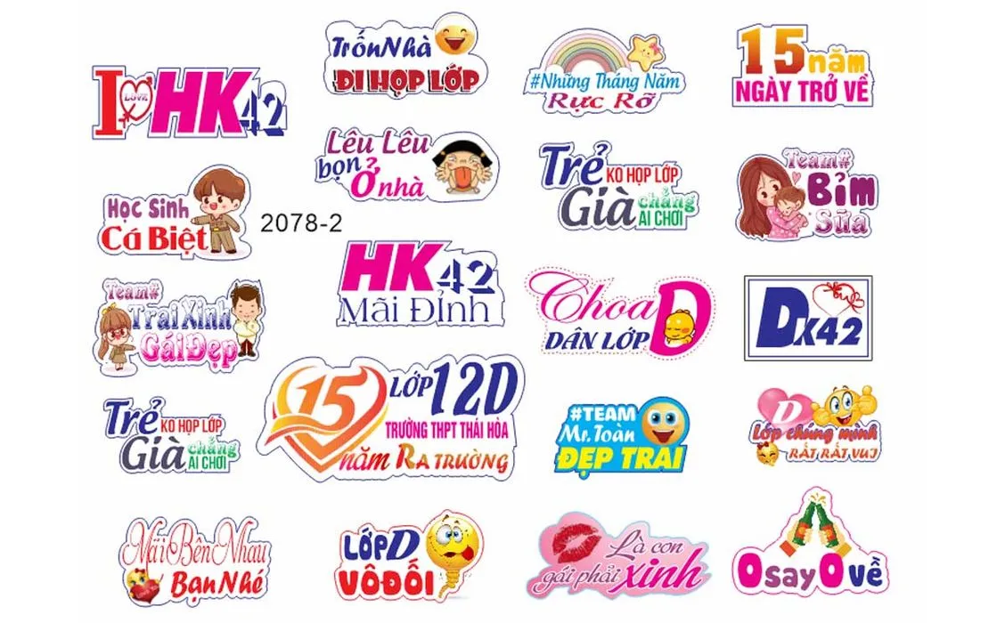 Tổng hợp 40+ file hashtag cầm tay cho ngày họp lớp file corel