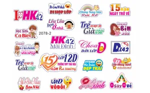 Tổng hợp 40+ file hashtag cầm tay cho ngày họp lớp file corel