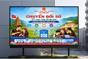File corel - Mẫu thiết kế pano tuyên truyền chuyển đổi số vì cuộc sống tốt đẹp hơn