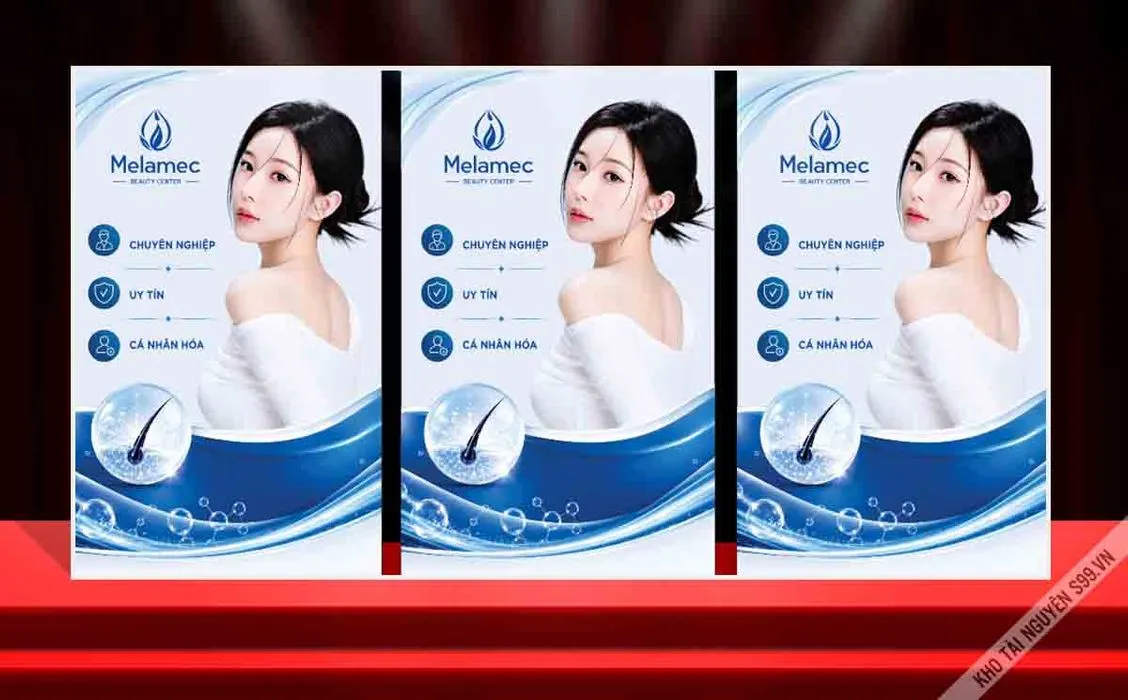 Poster Trung tâm làm đẹp - File Corel