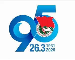 Logo Đoàn Thanh niên Cộng sản Hồ Chí Minh 95 năm kỷ niệm