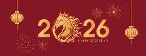 Banner Tết 2026 Ngựa Vàng Sang Trọng