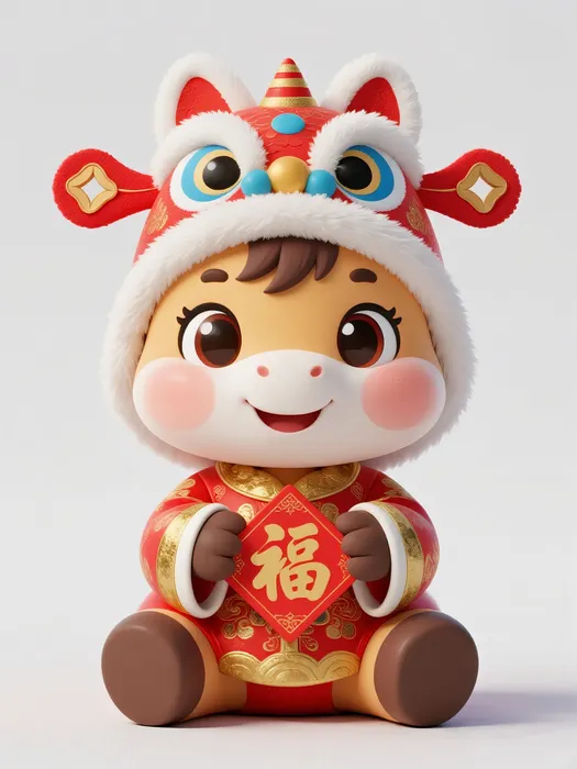 Hình Minh Họa Chú Ngựa Tết Nguyên Đán Dễ Thương - PNG Cao Cấp