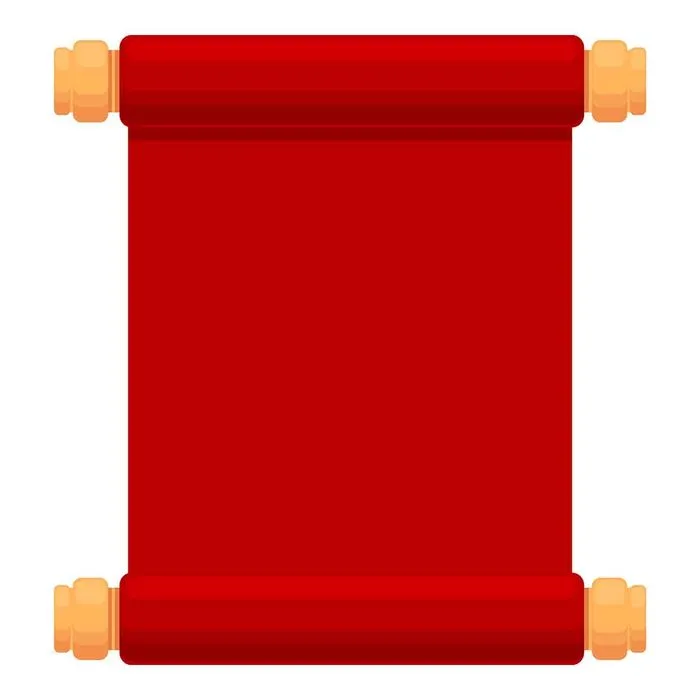 Cuốn thư  đỏ cổ điển Vector