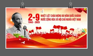 Mẫu Background, phông nền chào mừng 80 năm ngày quốc khánh Việt Nam 2-9 file corel