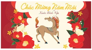 Chúc Mừng Năm Mới Xuân Bính Ngọ 2026 Ngựa Hoa Đẹp