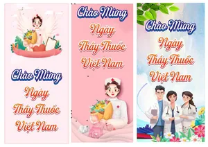 File Corel Phướn Thả Chào Mừng Ngày Thầy Thuốc Việt Nam