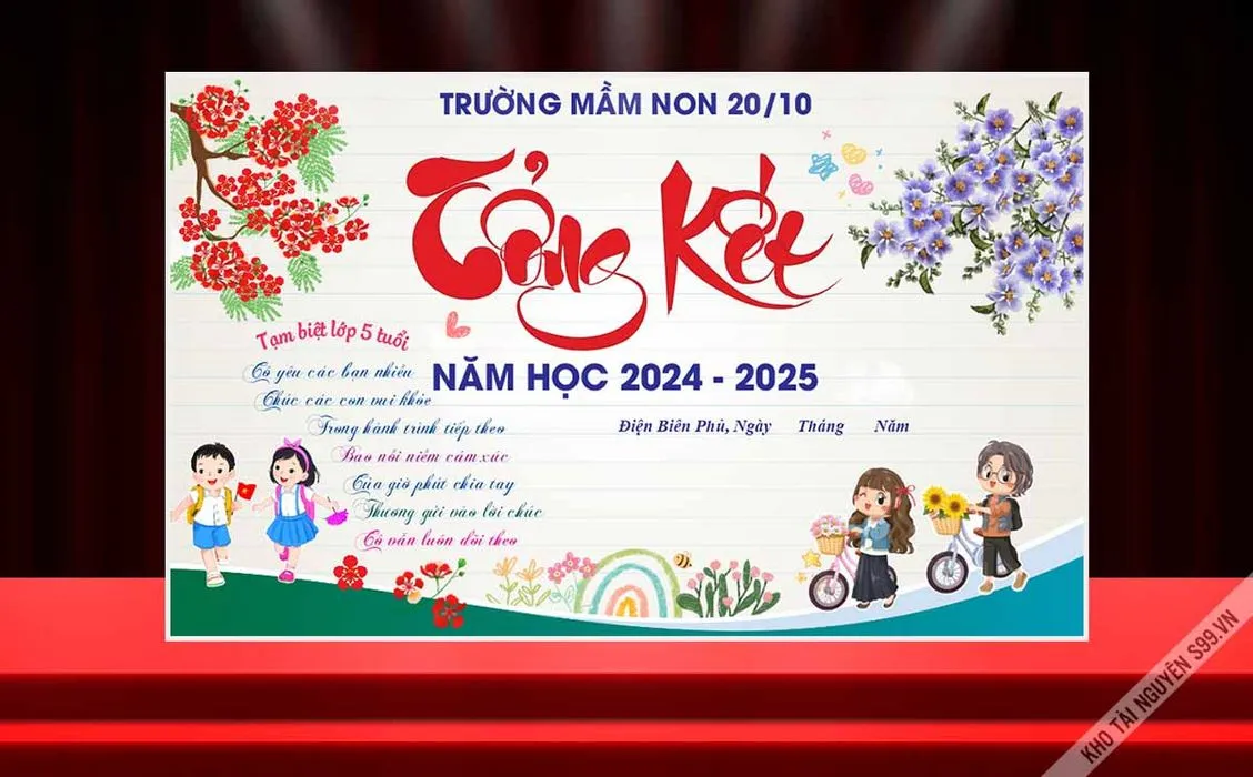 File core backdrop Tổng kết năm học 2024 - 2025