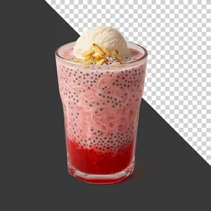 Cốc Kem Hồng Hấp Dẫn - PNG Nền Trong Suốt Chất Lượng Cao
