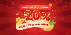 Banner Tết 2025 khuyến mãi giảm 20 phần trăm File EPS