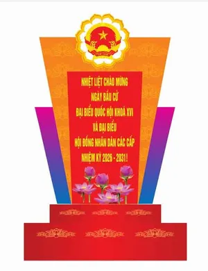 Mẫu Trang Trí Bầu Cử CDR – Thiết Kế Đồ Họa Chuyên Nghiệp