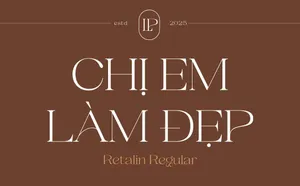 [Tải Về] Font Chữ Miễn Phí Sang Trọng Cho Thiết Kế Thời Trang & Mỹ Phẩm - TH Retalin Regular Việt hóa