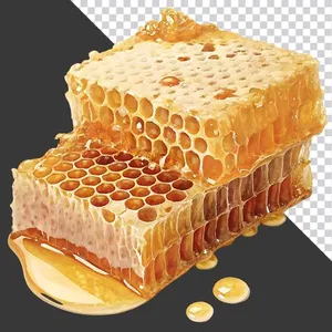 Sáp Ong Vàng Tinh Khiết PNG - Tài Nguyên Thiết Kế Đồ Họa Chất Lượng Cao