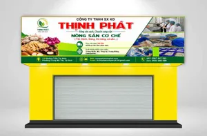 Bảng Hiệu Thinh Phát - Nông Sản Sạch, Thiết Kế CDR Độc Đáo