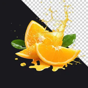 File PNG  Múi cam tép mọng nước