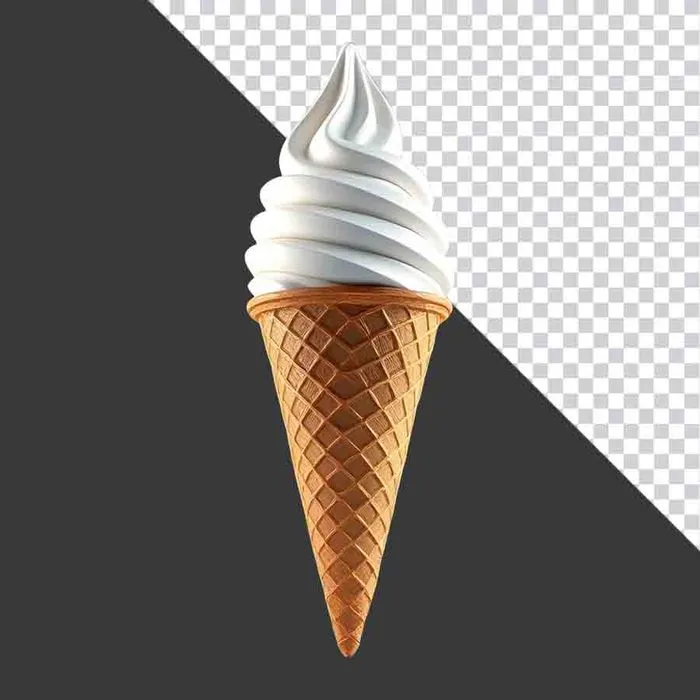 Kem Ốc Quế Vanilla PNG - Tài Nguyên Thiết Kế Đồ Họa Cao Cấp