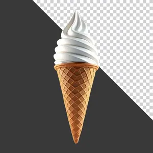 Kem Ốc Quế Vanilla PNG - Tài Nguyên Thiết Kế Đồ Họa Cao Cấp