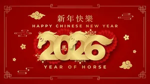 Chúc Mừng Năm Mới 2026 Ngựa Vàng Đẹp - File JPG