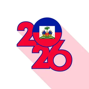 Năm 2026 Cờ Haiti Biểu Tượng Quốc Gia File EPS