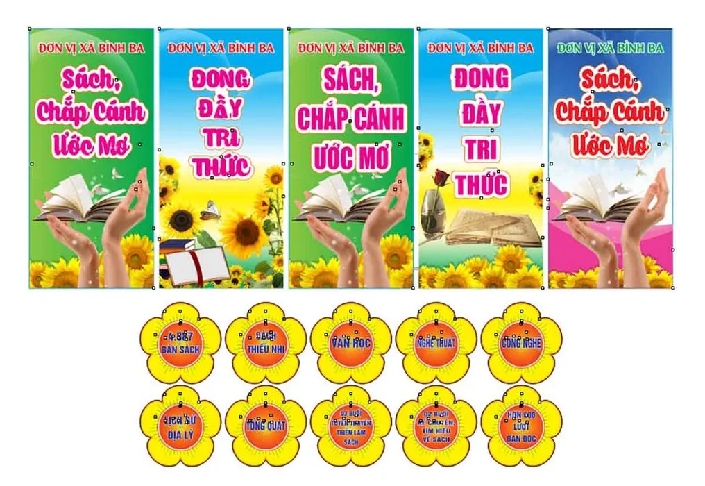 Sách chắp cánh ước mơ – Dòng đầy tri thức File Corel