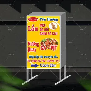 Biển hộp nhà hàng Yên Hương file Corel