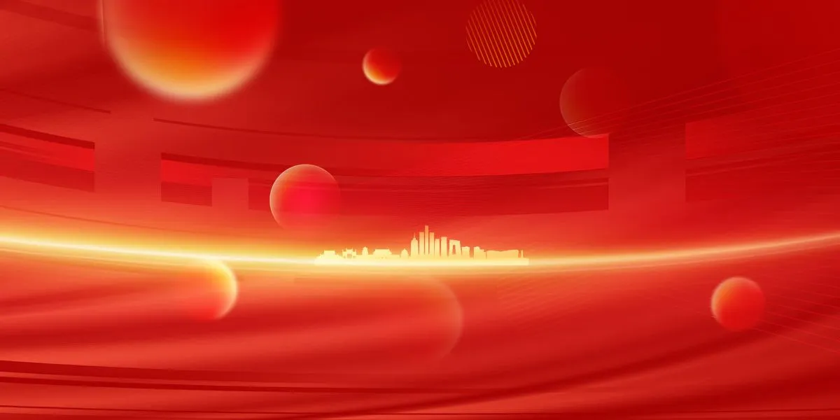 Backdrop triển lãm hội nghị công ty màu đỏ mẫu 20 file PSD