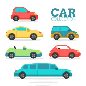 Bộ sưu tập xe ô tô vector File AI số 10