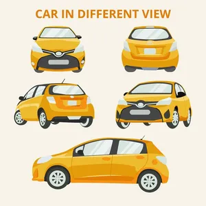 Bộ sưu tập xe ô tô vector File AI số 7