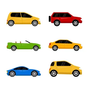 Bộ sưu tập xe ô tô vector File AI số 5