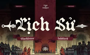 Font chữ lịch sử mang phong cách Vintage - TH Bladfour Việt hóa