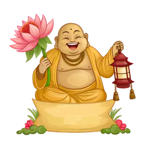 Hình ảnh tượng phật di lặc cười PNG mẫu PP106